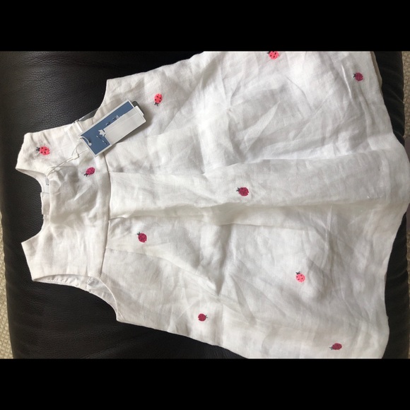 Jacadi Other - NWT 12 month Jacadi white Linen dress